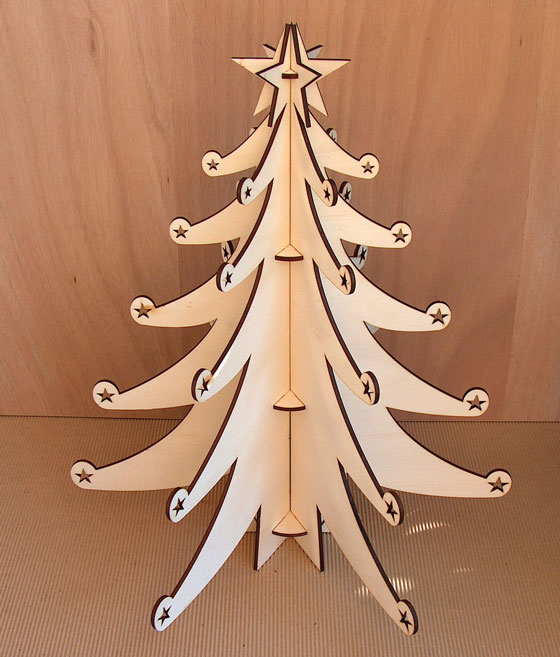 Plywood Christmas tree